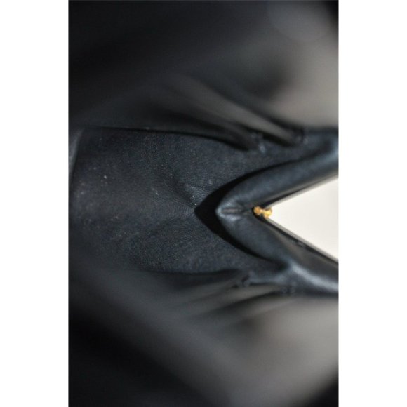 Gucci black leather top handle Kelly bag with blue lapis - Picture 16 of 16